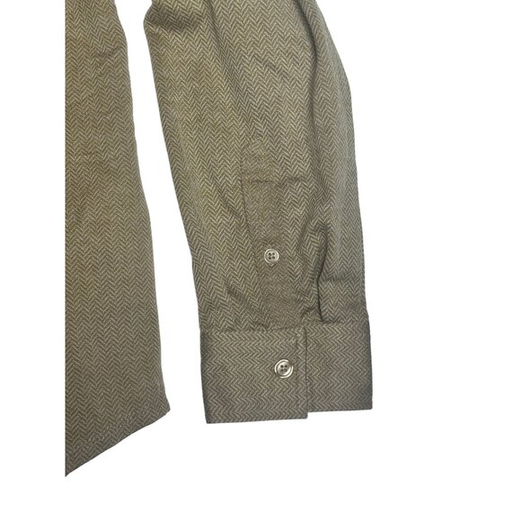 Thomas Sterling L/S Button Down Stretch Knit Shirt Mens Large - Picture 3 of 6